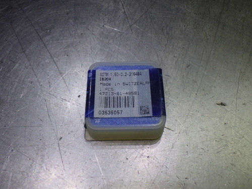 Iscar CBN Tipped Grooving Insert QTY1 GITM 1.50-0.2-216484 IB20H (LOC604)