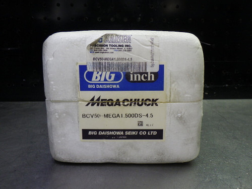 Big Daishowa CAT50 1.5" Power Milling Chuck 4.58" Pro BCV50-MEGA1.500DS-4.5 (LOC793A)