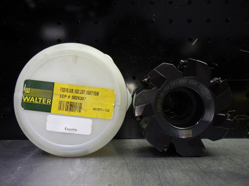 Walter 4" Indexable Facemill 1.25" Arbor F2010.UB.102.Z07.15R715M (LOC333A) Walter 4" Indexable Facemill 1.25" Arbor F2010.UB.102.Z07.15R715M (LOC333A)