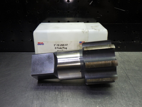 Regal 3"-16 UNS H7 8 Flute HSS Plug Hand Tap 3-16 NS HSGH-7 (LOC2879A) Regal 3"-16 UNS H7 8 Flute HSS Plug Hand Tap 3-16 NS HSGH-7 (LOC2879A)