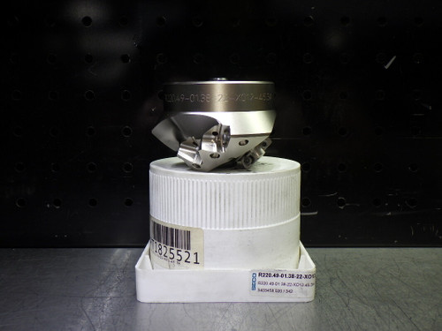 SECO 1.38" Coolant Thru 3 Flute Chamfer Mill R220.49-01.38-22-XO12-45.3A (LOC466) SECO 1.38" Coolant Thru 3 Flute Chamfer Mill R220.49-01.38-22-XO12-45.3A (LOC466)