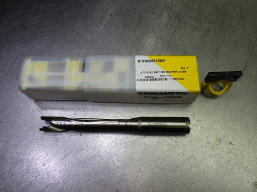 Kennametal 16mm Coolant Thru 5xD Drill 11/16" Shank KTIP0630R5SS069 (LOC413B) Kennametal 16mm Coolant Thru 5xD Drill 11/16" Shank KTIP0630R5SS069 (LOC413B)
