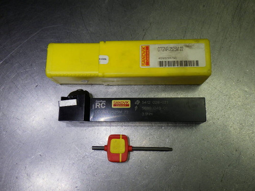 Sandvik 25mm x 25mm Indexable Lathe Tool Holder DTGNR 2525M 22 (LOC1593A)