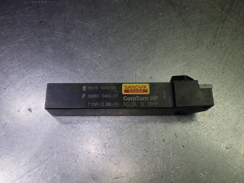 Sandvik 3/4" x 3/4" Coolant Thru Lathe Tool Holder SCLCL 12 3BHP (LOC1270B)