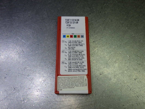 Sandvik Carbide Inserts QTY10 TCMT 2(1.5)1-UM/TCMT 11 02 04-UM H13A (LOC1270B)