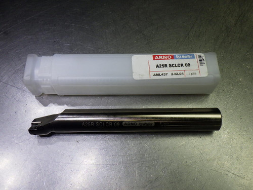 ARNO Coolant Thru Steel Boring Bar 25mm Shank 7.875" OAL A25R SCLCR 09 (LOC1475)