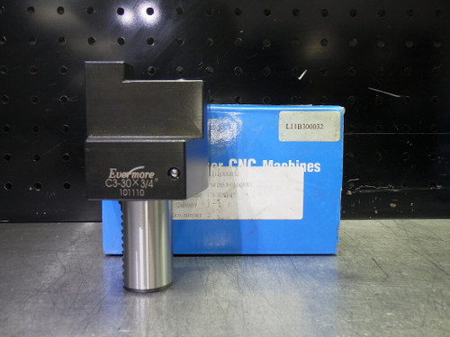 Evermore VDI30 3/4" Coolant Thru Facing Lathe Adapter C3-30x3/4" (LOC1933D)