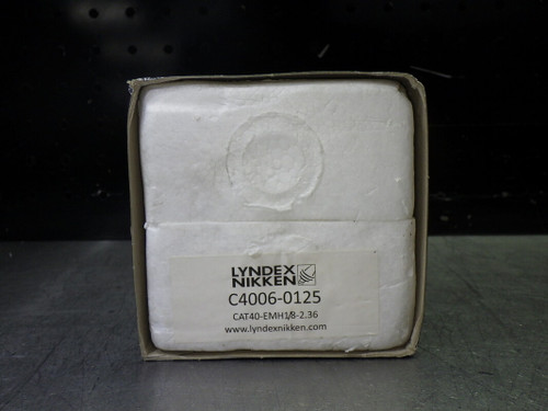 Lyndex CAT40 1/8" Endmill Holder 2.36" Projection C4006-0125 (LOC1985B)