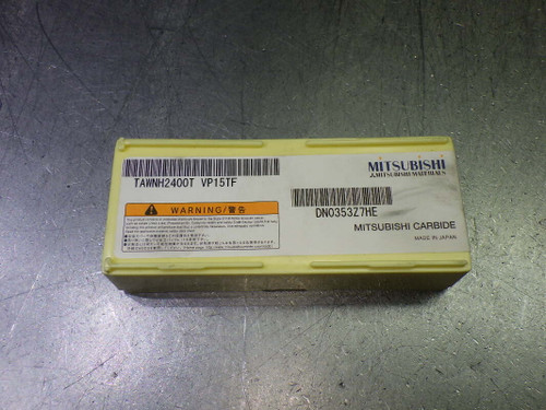 Mitsubishi 24mm Carbide Drill Tip Inserts QTY2 TAWNH2400T VP15TF (LOC2402)