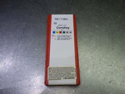 Sandvik Carbide Milling Inserts QTY10 R390-11 T3 08M-KL 1020 (LOC2402) Sandvik Carbide Milling Inserts QTY10 R390-11 T3 08M-KL 1020 (LOC2402)