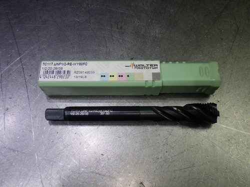 Walter 4 Flute HSS-E Machine Tap .273" Shank TC117.UNF1/2-RE0WY80FC (LOC2828C)