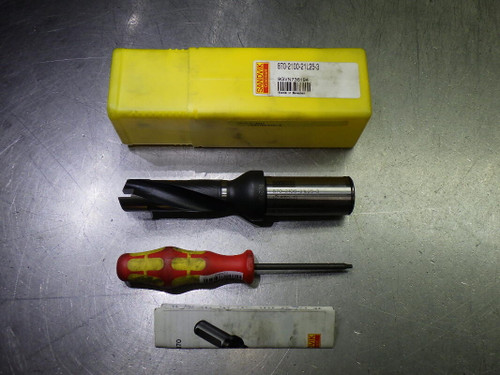 Sandvik 21-21.99mm Coolant Thru Drill 25mm Shank 870-2100-21L25-3 (LOC2793D)