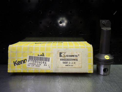 Kennametal KM40 Coolant Thru Boring Bar / Head KM40S20GSTFPR16 (LOC2675B) Kennametal KM40 Coolant Thru Boring Bar / Head KM40S20GSTFPR16 (LOC2675B)