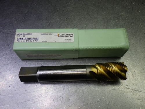 Walter 7/8-14 2B 4 Flute HSS Spiral Flute Tap A2356705-UNF7/8 (LOC3528B)