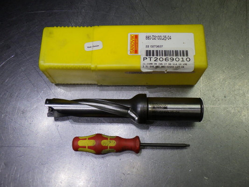 Sandvik 21mm Coolant Thru Drill 25mm Shank 880-D2100L25-04 (LOC3528B)