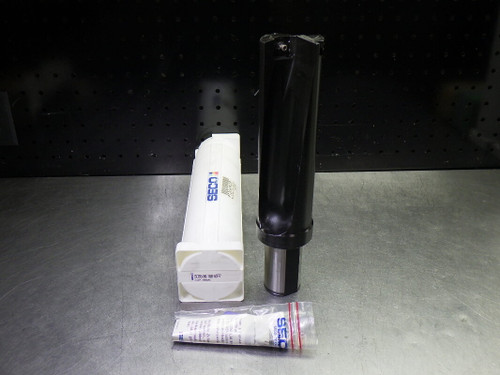 SECO 56mm Coolant Thru Indexable Drill 40mm Shank SD55-56-168-40R7 (LOC1767)