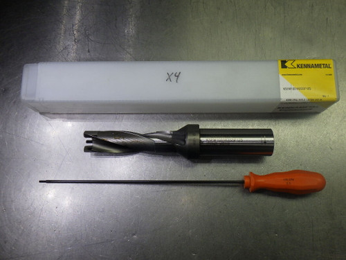 Kennametal KSEM 1.031" Coolant Thru 3xD Drill 1.25" Shank KSEM1031R3SSF125 (LOC999B) Kennametal KSEM 1.031" Coolant Thru 3xD Drill 1.25" Shank KSEM1031R3SSF125 (LOC999B)