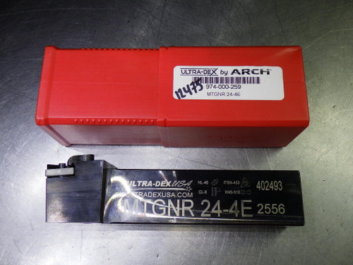 Ultra-Dex 1.5"x1.5" Indexable Lathe Tool Holder MTGNR 24-4E (LOC1806A) Ultra-Dex 1.5"x1.5" Indexable Lathe Tool Holder MTGNR 24-4E (LOC1806A)