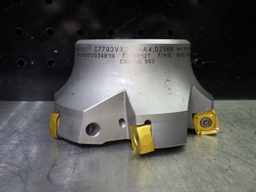 Stellram 4" Coolant Thru Facemill 1.25" Arbor C7793VX012-A4.0Z06R (LOC1833A) Stellram 4" Coolant Thru Facemill 1.25" Arbor C7793VX012-A4.0Z06R (LOC1833A)