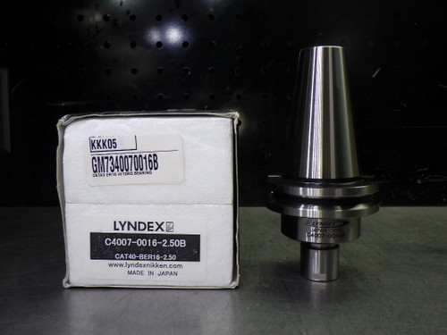 Lyndex CAT40 ER16 Collet Chuck 2.5" Pro C4007-0016-2.50B (LOC2154A) Lyndex CAT40 ER16 Collet Chuck 2.5" Pro C4007-0016-2.50B (LOC2154A)