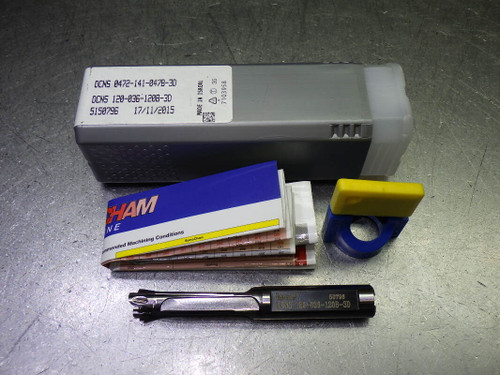 Iscar 12-12.49mm Coolant Thru 3xD Drill 12mm Shank DCNS 0472-141-047B-3D (LOC2136B)