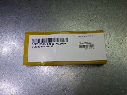 Mitsubishi Carbide Milling Inserts QTY10 SEER53AFEN-JS MC5020 (LOC2359) Mitsubishi Carbide Milling Inserts QTY10 SEER53AFEN-JS MC5020 (LOC2359)