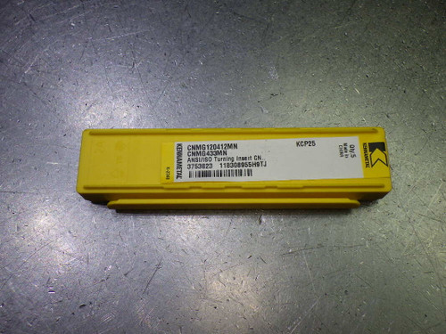 Kennametal Carbide Inserts QTY5 CNMG433MN/CNMG120412MN KCP25 (LOC2359) Kennametal Carbide Inserts QTY5 CNMG433MN/CNMG120412MN KCP25 (LOC2359)