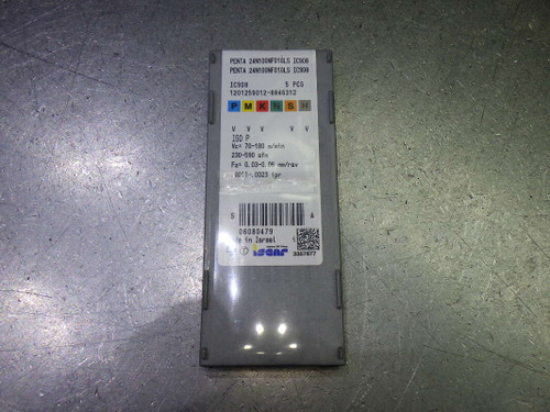 Iscar PENTA Carbide Grooving Inserts QTY PENTA 24N100NF010Ls IC908 (LOC2894A) Iscar PENTA Carbide Grooving Inserts QTY PENTA 24N100NF010Ls IC908 (LOC2894A)