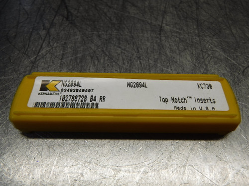Kennametal Carbide Grooving Inserts QTY5 NG2094L KC730 (LOC2282) Kennametal Carbide Grooving Inserts QTY5 NG2094L KC730 (LOC2282)