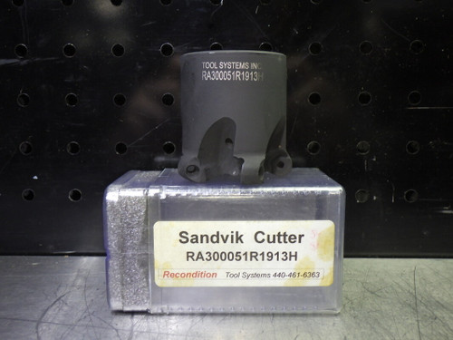 Sandvik 2" Coolant Thru Indexable Facemill 3/4" Arbor RA300-051R19-13H (LOC2252) Sandvik 2" Coolant Thru Indexable Facemill 3/4" Arbor RA300-051R19-13H (LOC2252)