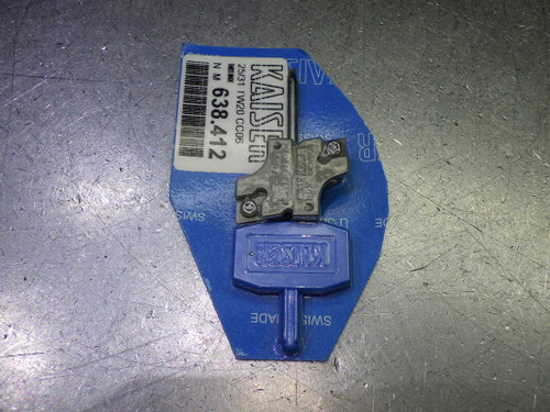 Kaiser Roughing Boring Head Insert Cartridge QTY2 TW12 CC06 10.638.412 (LOC2757B)