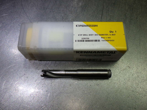 Kennametal 10mm Coolant Thru 3xD Drill 7/16" Shank KTIP0394R3SS044 (LOC2364)