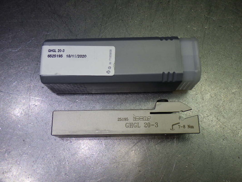 Iscar 3-4mm Grooving Lathe Tool Holder 20mm x 20mm Shank GHGL 20-3 (LOC2696A)