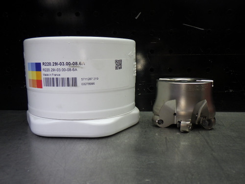 SECO 3" Coolant Thru Facemill 1" Arbor R220.29I-03.00-08.6A (LOC1276A)