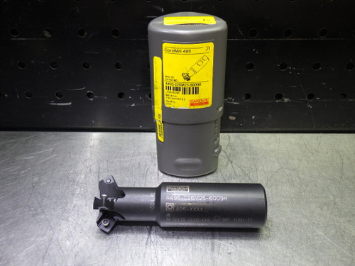 Sandvik 1.02" 60Deg 4 Flute Coolant Thru Chamfer Mill A495-026M25-6009H (LOC2789B)