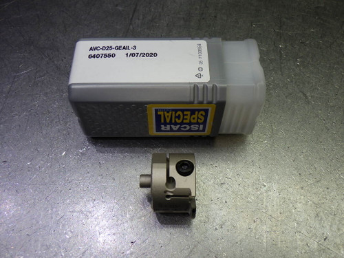 Iscar .094-.125" (1.22") Coolant Thru Grooving Head AVC-D25-GEAIL-3 (LOC2767B)