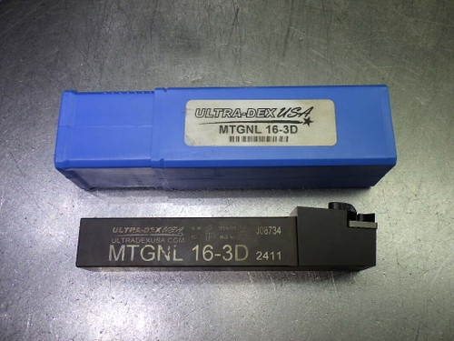 Ultra-Dex Indexable Lathe Tool Holder 1" x 1" Shank MTGNL 16-3D (LOC2767B)
