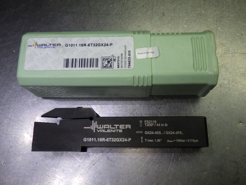 Walter Coolant Thru Lathe Tool Holder 1"x1" Shank G1011.16R-6T32GX24-P (LOC2774B)