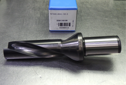 Iscar 1.5" Coolant Thru Indexable Drill 1.5" Shank DZ1500-4500-150-3 (LOC2774B)