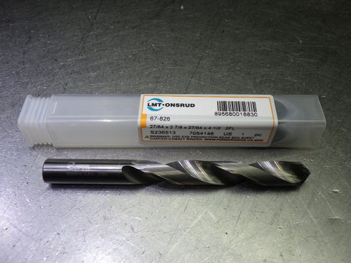 LMT.Onsrud 27/64" 8 Facet Carbide Drill 27/64" Shank 67-826 (LOC2774B)