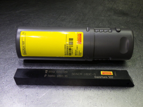 Sandvik Indexable Lathe Tool Holder 1/2" x 1/2" Shank SDACR 083C-S (LOC2848D)