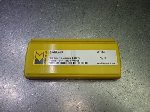Kennametal Carbide Milling Inserts QTY5 GDXMP2004R KC725M (LOC3288A)