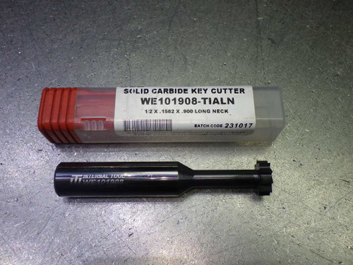 ITI 1/2" (.1562" W) Carbide Key Cutter 1/2" Shank 1/2x.1562x.900 Long Neck (LOC2825A)