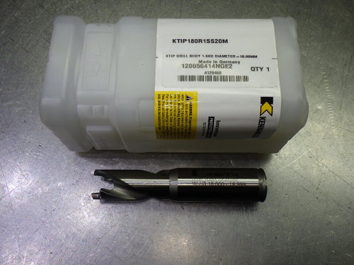 Kennametal 18mm Coolant Thru 1.5xD Drill 20mm Shank KTIP180R1SS20M (LOC3514)