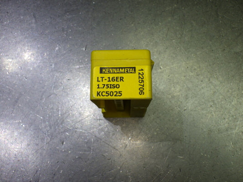 Kennametal Carbide Threading Inserts QTY10 LT-16ER1.75ISO KC5025 (LOC1975A)