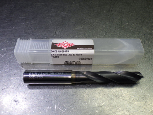 PCT 10.5mm Coolant Thru 3xD Carbide Drill 12mm Shank DXC0510300T9 (LOC1770)