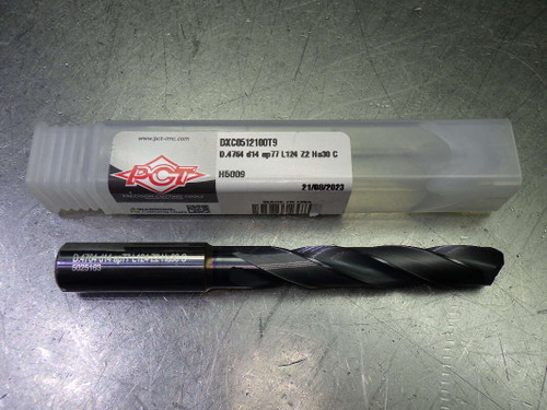 PCT 12.1mm Coolant Thru 5xD Carbide Drill 14mm Shank DXC0512100T9 (LOC1770)