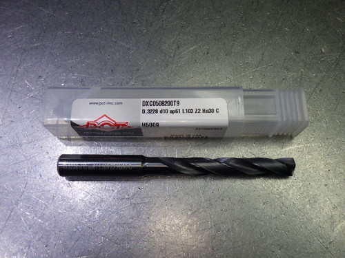 PCT 8.2mm Coolant Thru 5xD Carbide Drill 10mm Shank DXC0508200T9 (LOC1613A)