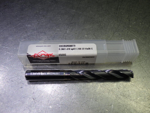 PCT 9.3mm Coolant Thru 5xD Carbide Drill 10mm Shank DXC0509300T9 (LOC1589)