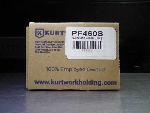 Kurt MaxLock 5-Axis Vise 52mm Mounting W/ Serrated Jaws PF460S (LOC1128D)